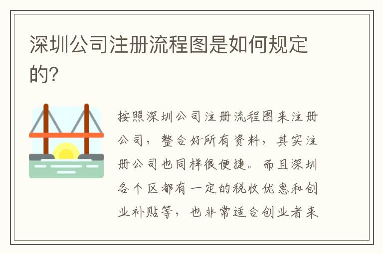 深圳公司注冊(cè)流程圖是如何規(guī)定的？